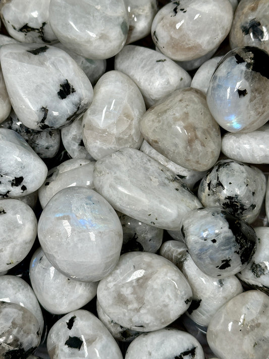 Rainbow Moonstone Tumbled Stone