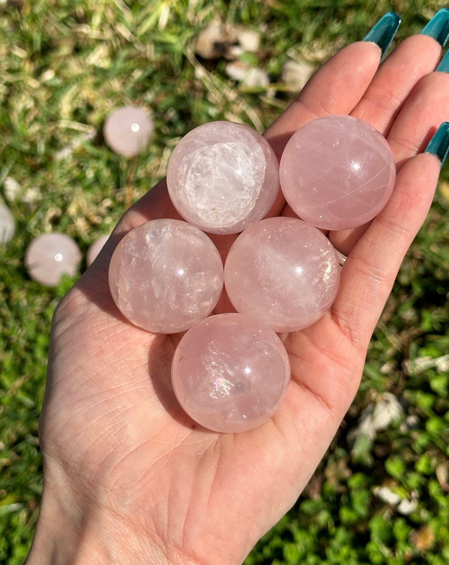 Star Rose Quartz Sphere