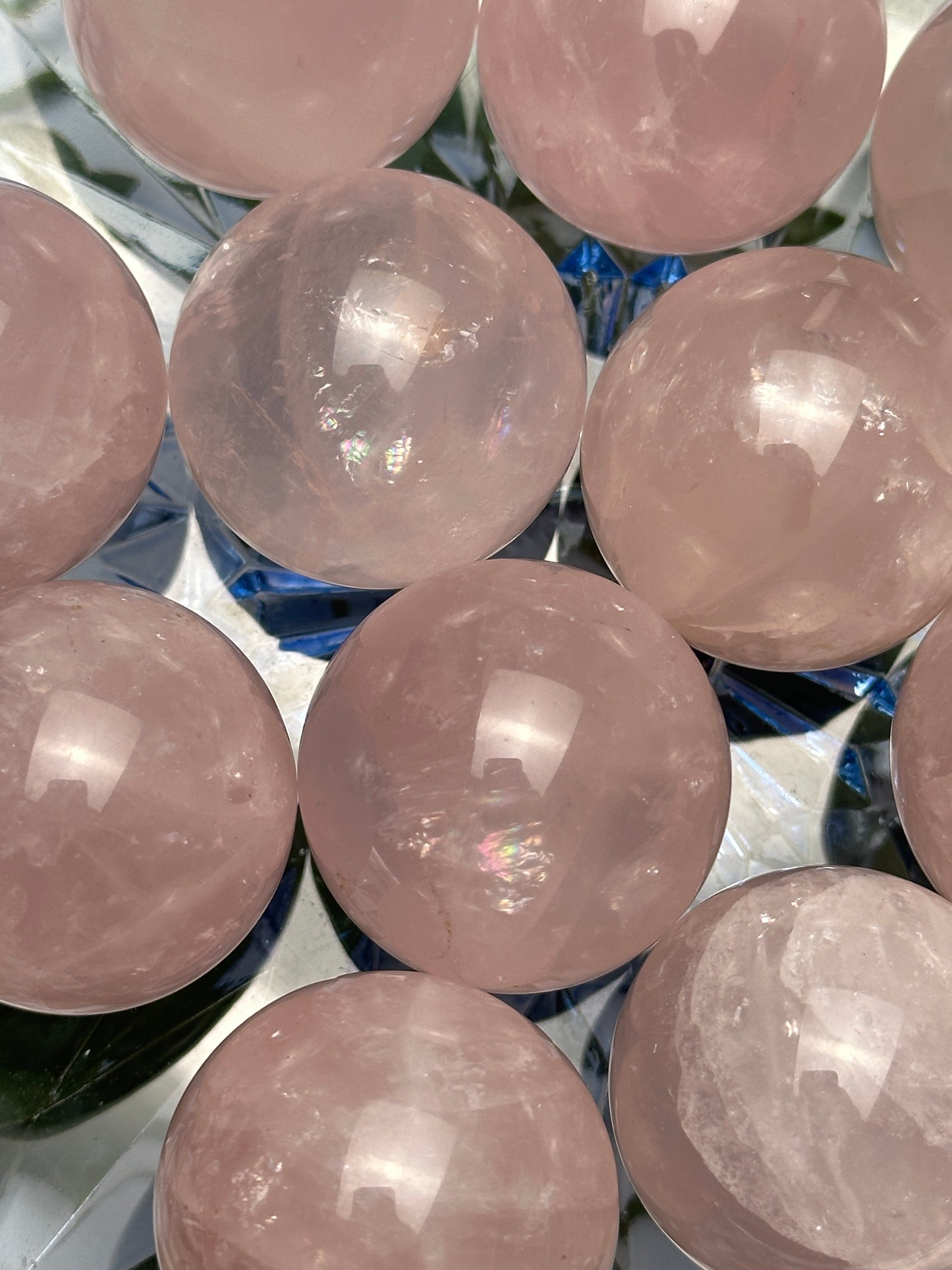 Star Rose Quartz Sphere